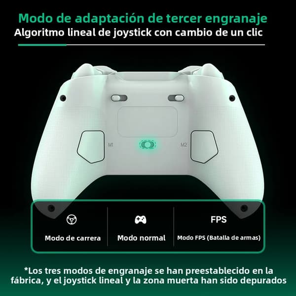 Sort Z03 Trådløs Spilcontroller Kompatibel med PS-stil Konsoller, Switch-stil, PC, iOS og Android