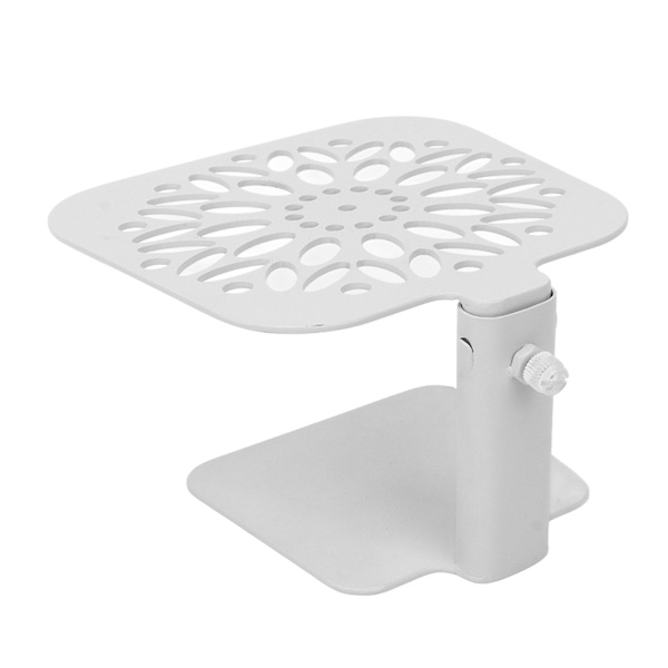 Kaffe vägning rack, justerbar höjd, vattentät kolstål skala stångskyddsställ, kaffemaskin, vitt runt hål white round hole