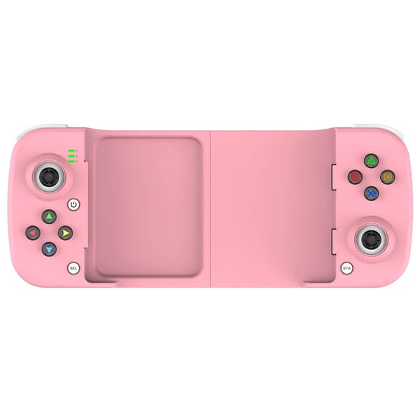 Rød Blå 3D Mobil Spillkontroller, Bluetooth 5.0 Joystick, Kompatibel med iOS og Android, Uttrekkbar Gamepad