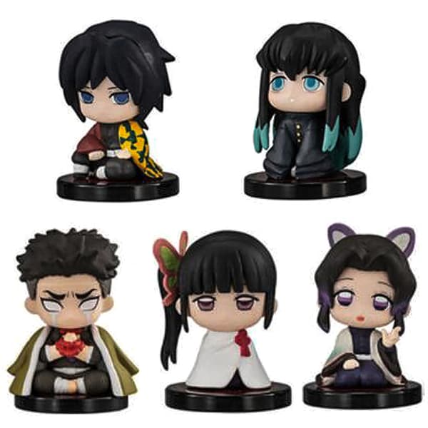 B01 5 stk. Anime Slayer-stil Mini PVC Figur Sæt, 7 cm Sød Bordpynt Gave