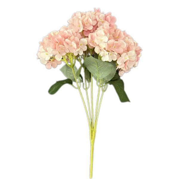 5-hoved håndtagsbuket simulation hortensia bryllups scene arrangement blomster væg blomster arrangement dekorative kunstige blomster bryllup simulation blomster