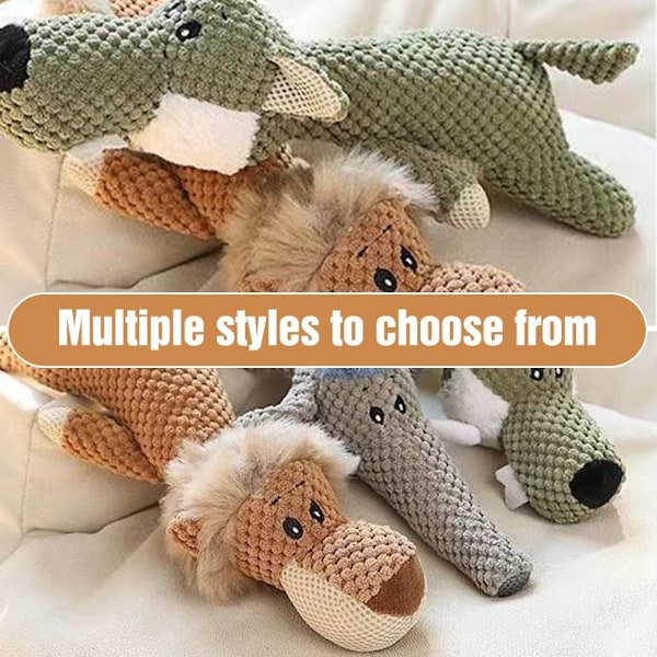 Plush Leksaker för Hundar som Gnager Aggressivt, 2024 Nya Hundleksaker O förstörbara Hundleksaker med Kvitter Hundvalp Tuggleksaker, Hållbara Tuggleksaker Plush Leksak för Hundar Yellow