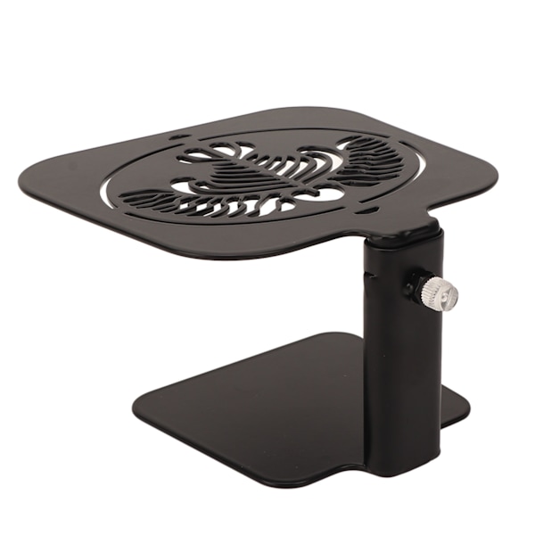 Kaffe vägning rack, höjdjusterbar vattentät kolstål skala stångskyddsställ, kaffemaskin, svart latte art black latte art