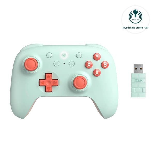Fersken Grøn 2C Ultimate Trådløs Spilcontroller, Kompatibel med PC Windows, Android, USB, Bluetooth, SteamOS