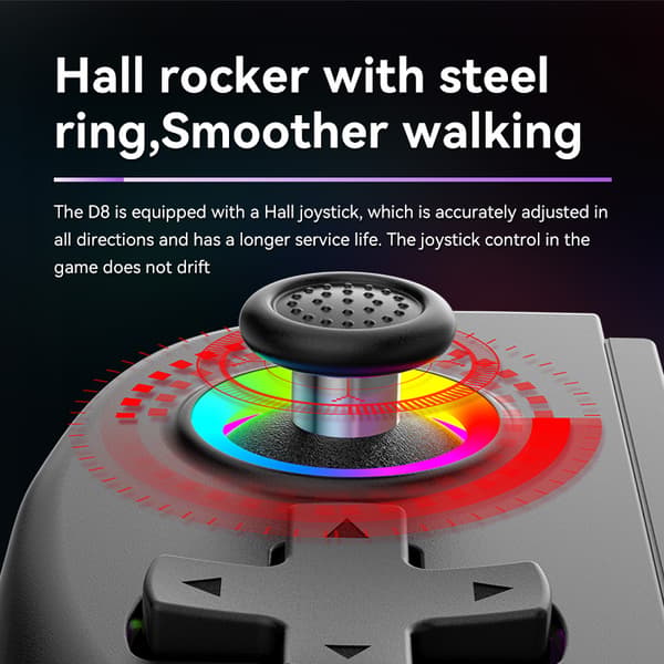 Trådløs laser-spilcontroller, kompatibel med iOS, Android, Switch og PS4-konsoller