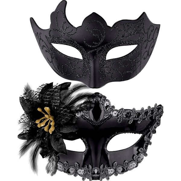 Venetiansk Mask Maskerad Mask Kvinna Spets Venetiansk Mask för Kvinna Man Maskerad Party