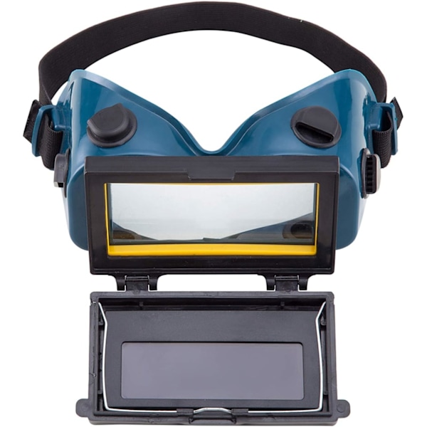 Automatisk mörknande svetsglasögon med klara inre linser Svetsmask Solglasögon Flip Up-lins Ögonskydd