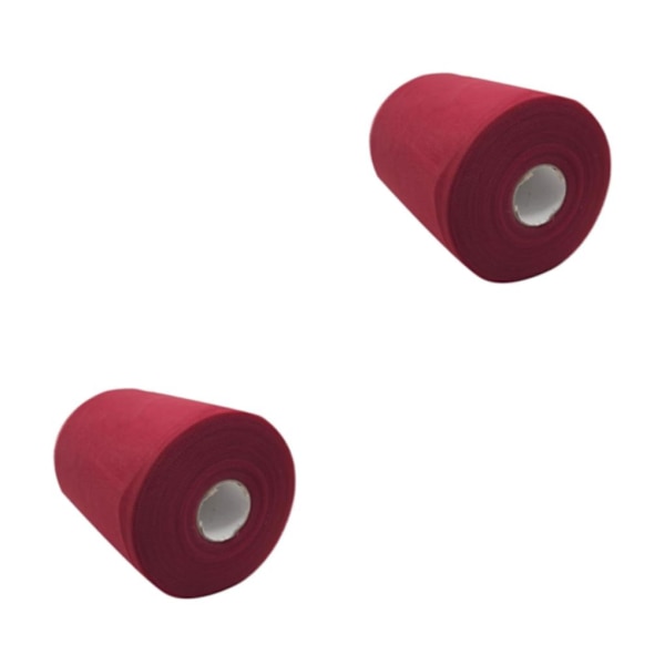 1/2/3/5 Festdekor Viktig tyllrulle för festlig stämning C18wine red 2PCS