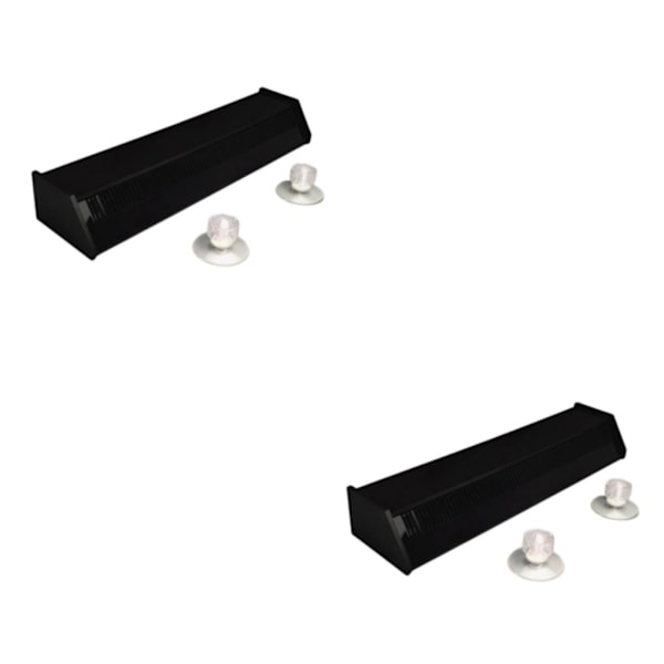 1/2/3/5 Multi hårförlängningshållare Wigsrack vägg Black 30.5 x 7.6 x 4.6cm 2Set