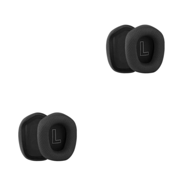1/2/3/5 Öronkuddar Kudde Hörselskydd Andas Gamer Black Ear Pads 2PCS