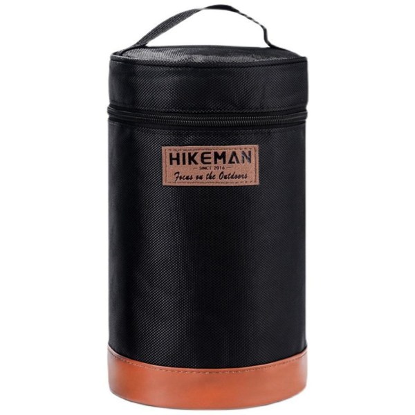 1/2 tank förvaringsväska Multifunktionsbärbart case för utomhusbruk Black S 1Set