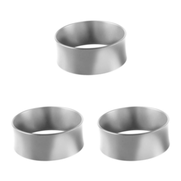 1/2/3/5 58mm kaffedoseringsringar för espressodoseringstratt Silver 75.3x29mm 3Set