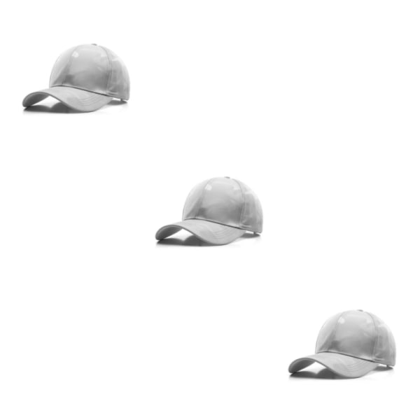 1/3/5 Lätt och andas cap för män - Håll dig bekväm gray 3PCS