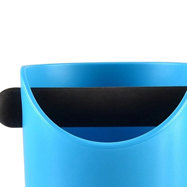1/2 Coffee Knock Box Bin För Espresso Grinds Tamper Waste Tamp Blue straight mouth 1Set