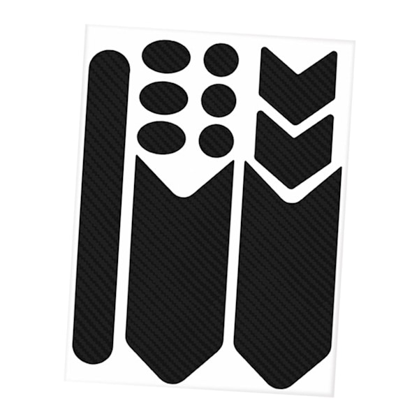 1/2/3 Bike Frame Protector Sticker Tape För Bicycle Protect Carbon Fiber Black 1 Pc