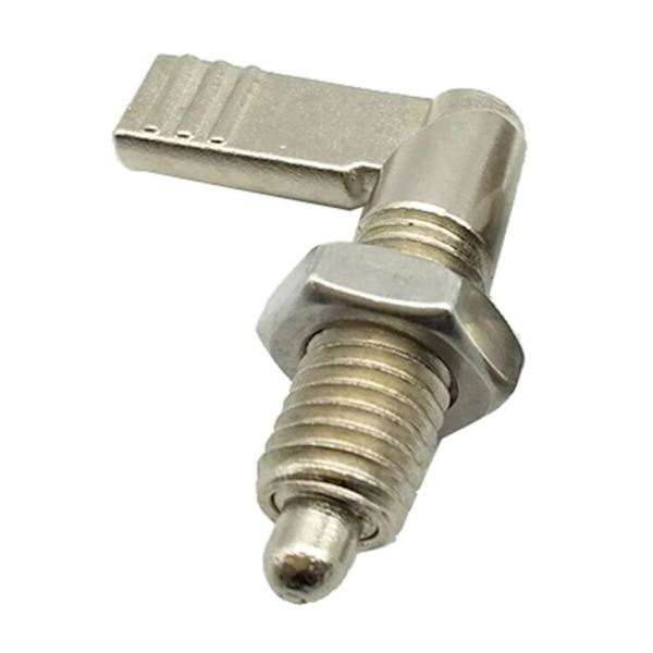 1/2/3/5 1x Indexeringskolvar L Typ Rostfria Låsbultar Fin Silver M10-5 1Set