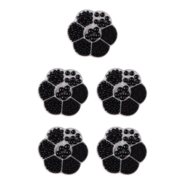 1/2/3/5 1150 stycken DIY-pärlpärlor för att göra vackra smycken black 5PCS