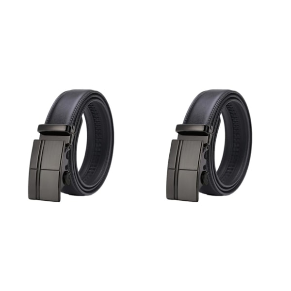 1/2/3/5 Klassisk stil affärsbälte för män - utsökt hantverk 004 125cm 2PCS