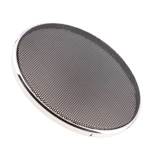1/2/3/5 Högtalare Dekorativ cirkel Cover Galler Mesh Black 8 Inch 1Set