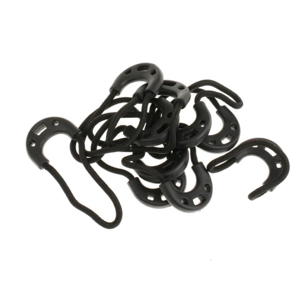 1/2/3 10st För Dragkedja Dra Sladd Rep Endar Lås Zip Slider För 1Set