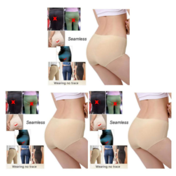 1/2/3/5 Sexig Butt Lifter Buttocks För Shaper Fake Padding Purple Type 2 XXL 3Set