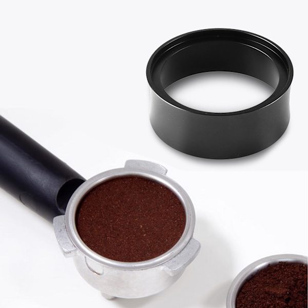 1/2/3/5 58mm kaffedoseringsringar för espressodoseringstratt Black 75.3x29mm 1Set