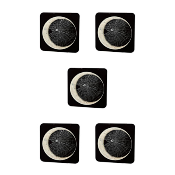 1/3/5 akryl spindelnät Set Snyggt hållbart för Halloween Square 5Set