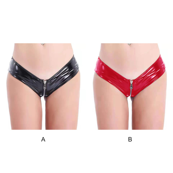 1/2/3/5 Underkläder Butt Briefs Front Open Sexig Nattklubb Tvättbar Red/2XL 1 Pc