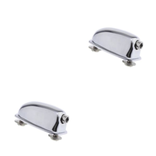 1/2/5 Silver Single End Tom / Snare Trum Lugs med montering 2Set