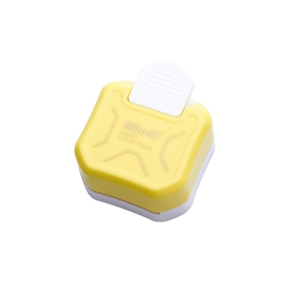 1/2/3 3-i-1 hörn rundare hålslag DIY-kort kantpapper Yellow 1 Pc