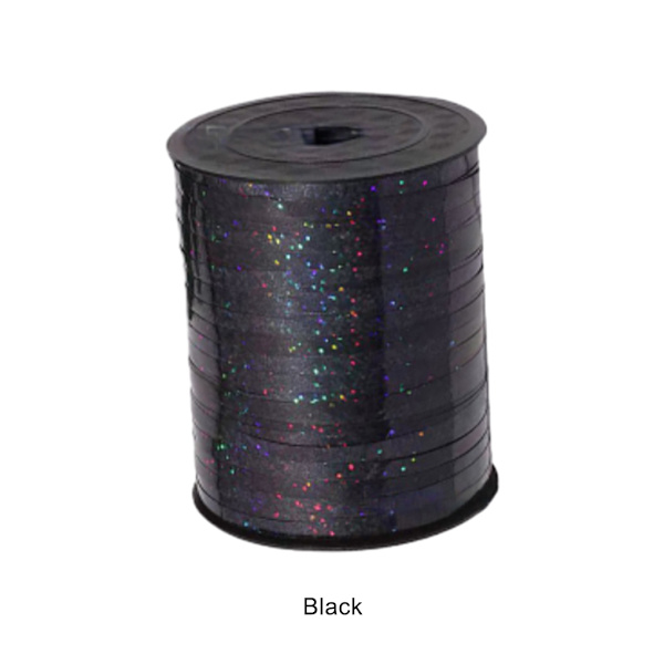 1/2/3/5 Golden Curled Ribbon Plast Robust och hållbar för balck 1Set