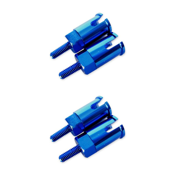 1/2/3/5 aluminiumlegeringshjulaxel för 1/18 Hobbico Dromida BX/MT Dark Blue 2Set