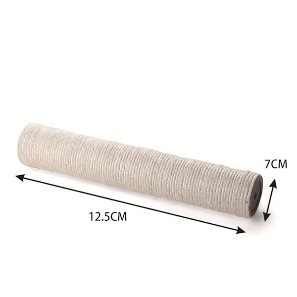 1/2/3 1Pack Skrapstolpe Refill Pole Grinding Claw Skydda kat Beige H 12.5CM Dia 7cm 1Set