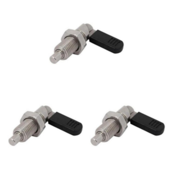 1/2/3/5 1x Indexeringskolvar L Typ Rostfria Låsbultar Fin Silver M16-6 3Set