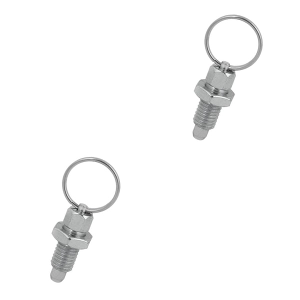 1/2/3/5 Heavy-Duty indexkolv med användarvänlig ringdragning M16-8 Stainless Steel 2PCS