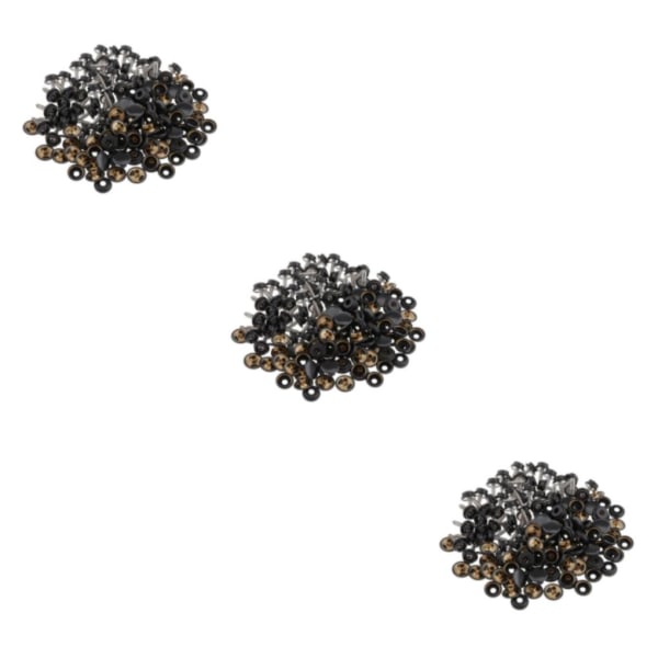 1/2/3/5 50 set Fästskruv Snaps Stubb för marin båtcanvas Black 15mm 15mm 3Set