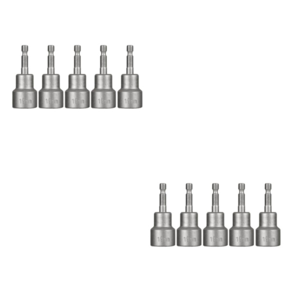 1/2/3/5 5 delar mutterdragare skaft pneumatisk skruvmejsel 19x65mm 2PCS