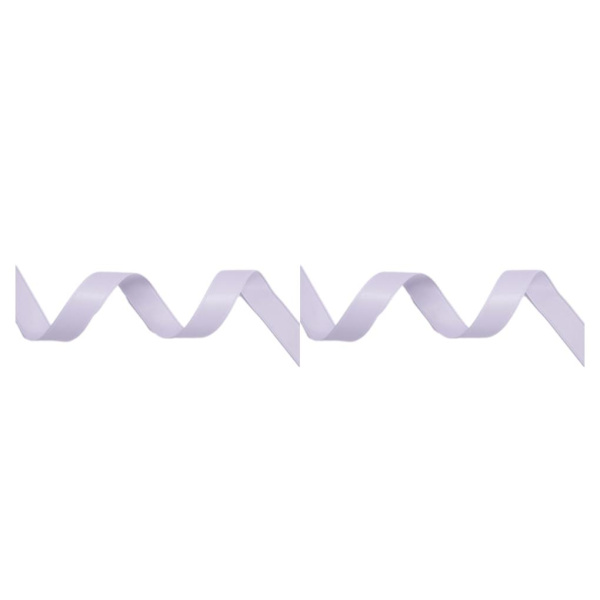 1/2/3/5 Fashionabla satinband för sömnad och hantverk - lätt att purple 430 6mm 2PCS