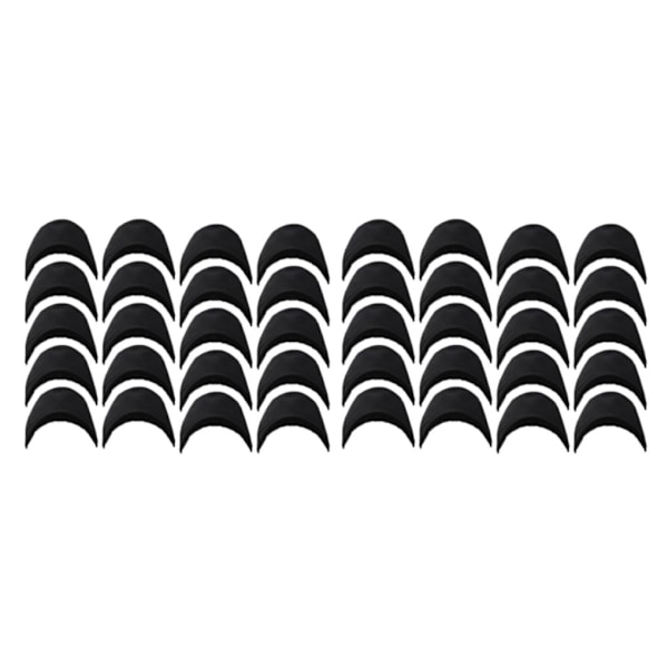 1/2 20 stycken Sy axelvaddar Passar till skjorta Praktisk för Black M 2Set