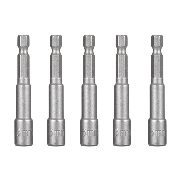 1/2/3/5 5 delar mutterdragare skaft pneumatisk skruvmejsel 6x65mm 1 Pc