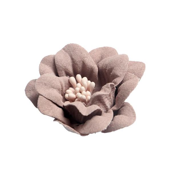 1/2/3/5 10 stycken Camellia Flower Heads för gör-det-själv-hårtillbehör Coffee 4.5cm 1Set