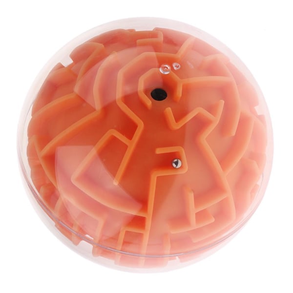 3D Maze Ball Ball För Pussel Brain Maze Game Kids Educational Orange (Media Difficulty)