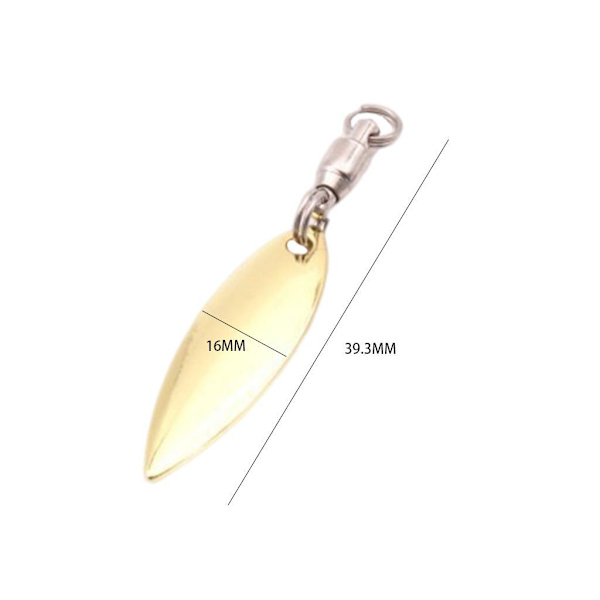 1/2/3/5 20 stycken Fiskedrag Verklighetstrogna fiskedrag Reflekterande Gold L 1Set