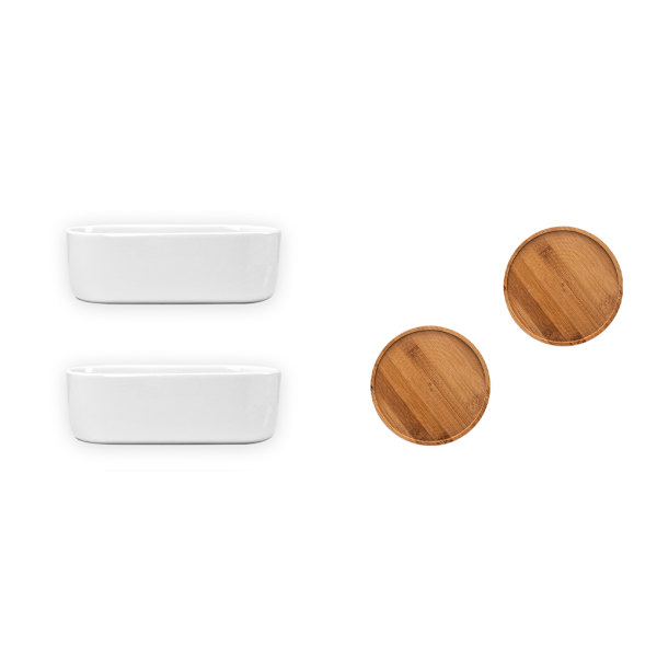 1/2 2 stycken Andningsbar keramikkruka för suckulenta växter present till Planter Pot only 1 Pc
