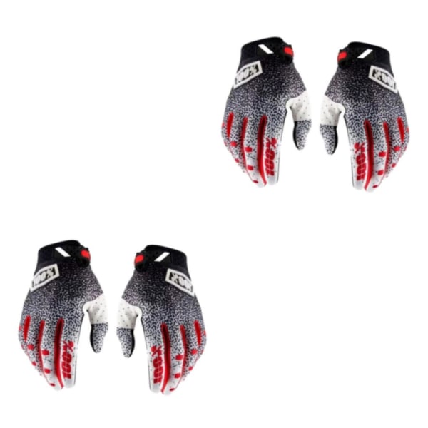 1/2/3/5 polyester Lätt och hållbar motorcykel som andas black L 2Set