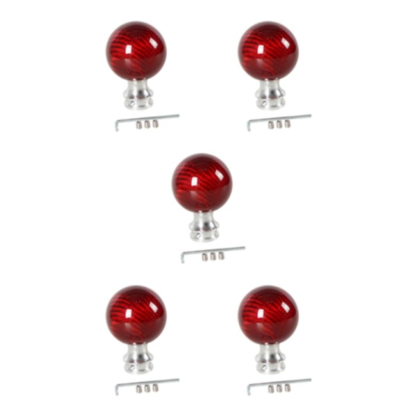 1/2/5 bekväm manuell växelknopp för enkel installation red 7.6*5.2*2.6cm 5PCS