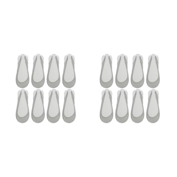 1/2/3/5 8-delad ventilerande och mysig fotboll i sockstil gray 2PCS