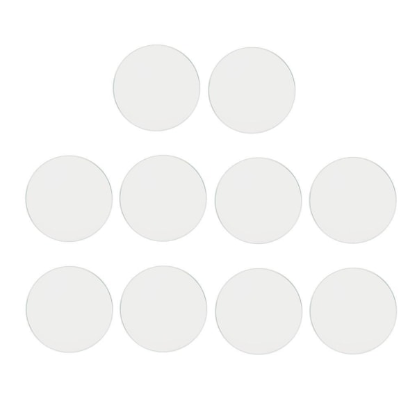 1/2/3/5 10 st 1 mm tjock platt watch Byt ut del Clear 18 1Set
