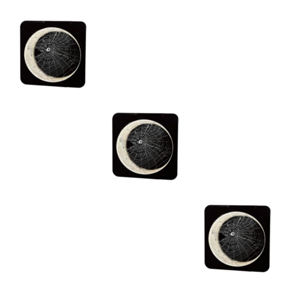 1/3/5 akryl spindelnät Set Snyggt hållbart för Halloween Square 3Set
