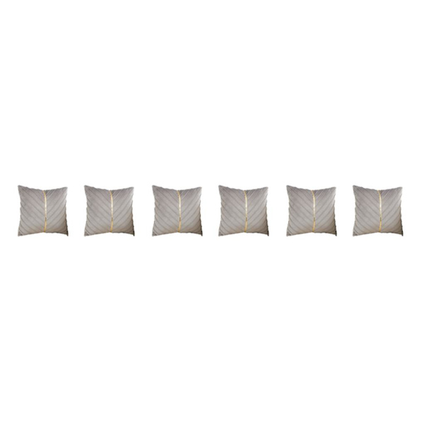 1/2/3 2st Polyester Soffa Heminredning Sammet Cover Med grey 3PCS